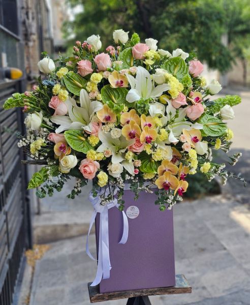 آتلیه | زیبایی | گل خاصترین باکس گل ولنتاین