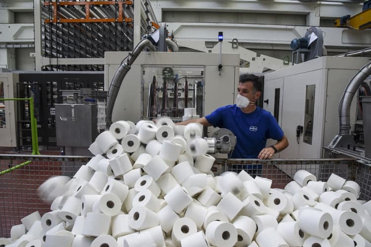 درامد کارگاه تولید دستمال کاغذی